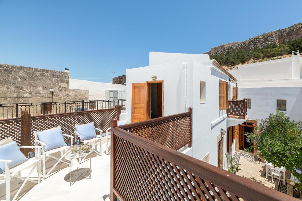 Villa Lindia Lindos  Bagian luar foto